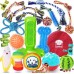 Dog Chew Toys for Puppy - 23 Pack Puppies Teething Chew Toys for Boredom, Pet Dog Toothbrush Chew Toys with Rope Toys, Treat Balls and Dog Squeaky Toy for Puppy and Small Dogs