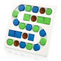 Treat Puzzle Feeder Toys for Dogs - Interactive IQ Training and Mental Enrichment