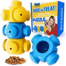 Dog Puzzle Toys, for Boredom, for Smart Dogs, Treat Dispensing Puzzles, for Large Dogs, for Medium Dogs, Ball Puzzles, Difficult, Chew Toys, IQ Mental Enrichment Toys (4 Pieces)